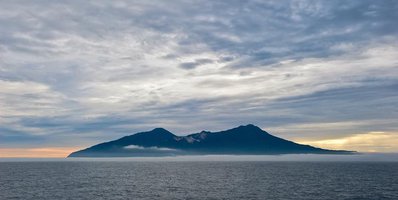 Näkymä Iturupin saarelle. Kuvan lähde: Vladimir Serebryansky / Lori Photobank