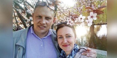 照片：阿列克谢·梅茨格和他的妻子伊琳娜