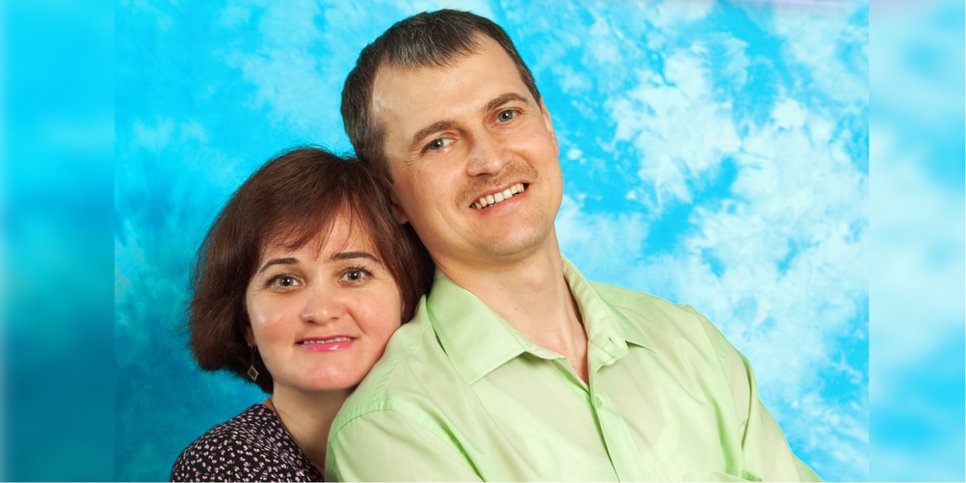 Photo : Konstantin avec sa femme Irina
