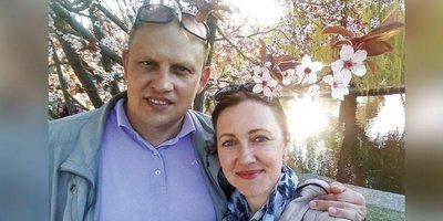 照片：阿列克谢·梅茨格和他的妻子伊琳娜