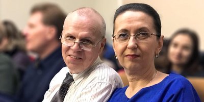 Kuvassa: Vladimir ja Tatyana Alushkin