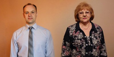 Kuvassa: Roman ja Valentina Baranovsky