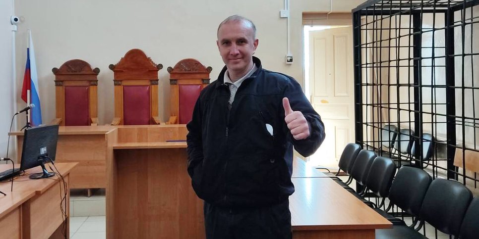 На фото: Александр Щербина в зале суда в день вынесения приговора