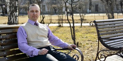 In the photo: Dmitry Maslov, April 2021