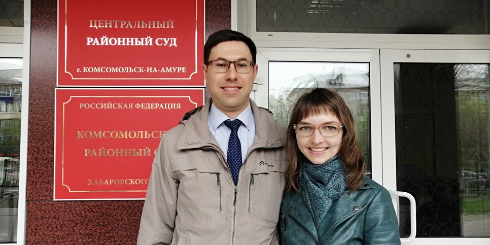 In the photo: Nikolay Aliyev with his wife, Alesya