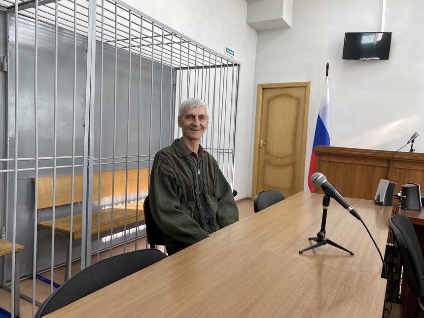Владимир Балабкин в зале судебного заседания. Сентябрь 2023 г.