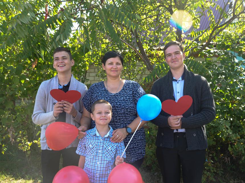 Marija Beltikowa und ihre drei Söhne warten auf Maksims Freilassung