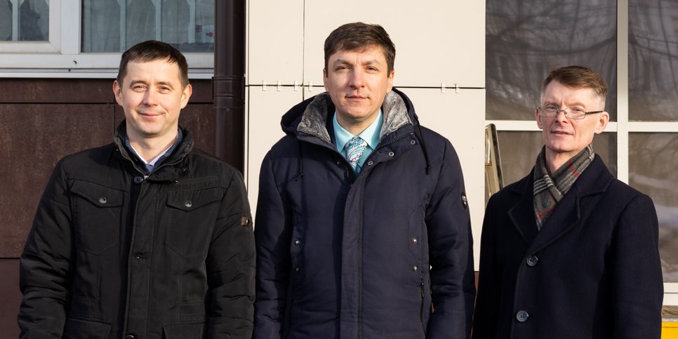 Aleksandr Kutin, Maksim Derendyaev e Sergey Ashikhmin, março de 2024