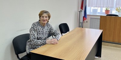 Liliya Dolinina im Gerichtssaal. 30. Januar 2025