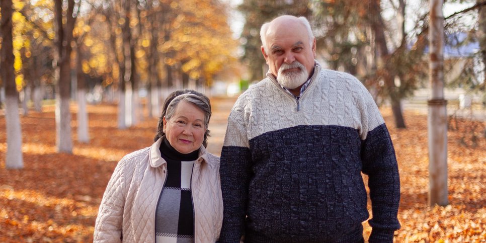 Vladimir Lepskiy vaimonsa Olgan kanssa marraskuussa 2024