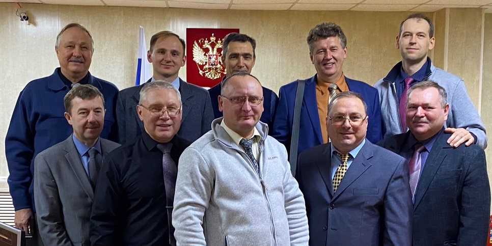 Осужденные верующие на одном из заседаний, 2023 год.