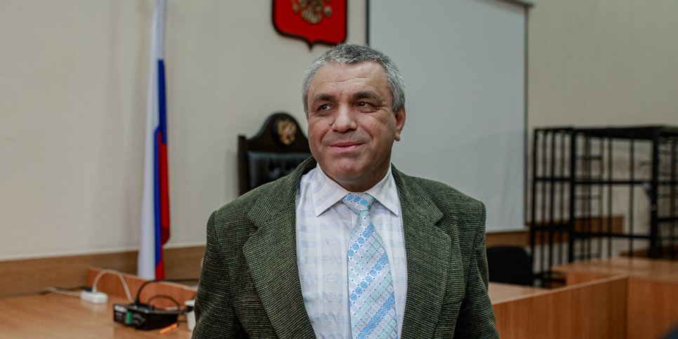 Anatoliy Jevtushenko oikeussalissa. Joulukuu 2025