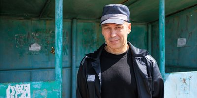 Igor Schmidt on the day of his release from the penal colony. September 2026